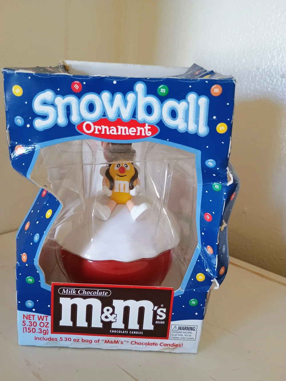 M&M Snowball Ornament